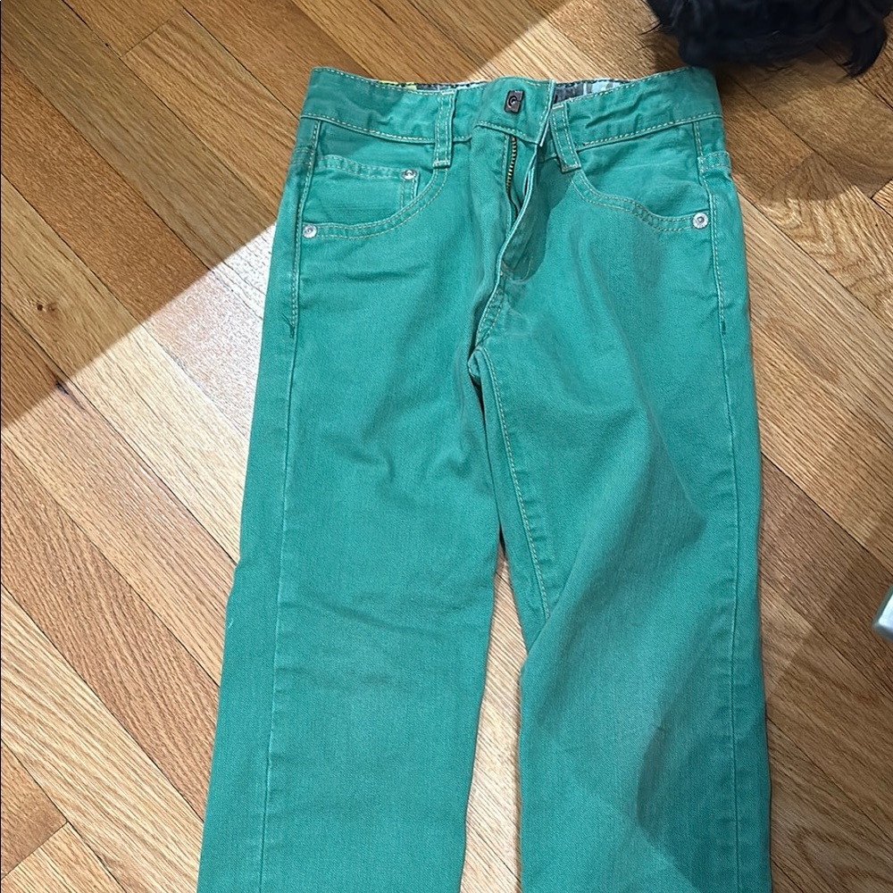 Mini Boden Green Denim Jeans